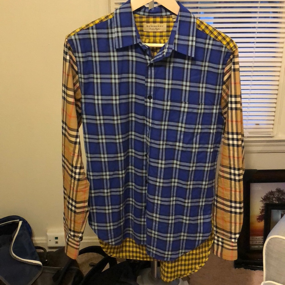 Burberry button down shirt